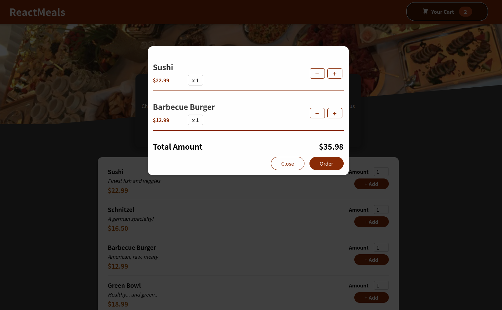 Food Order App