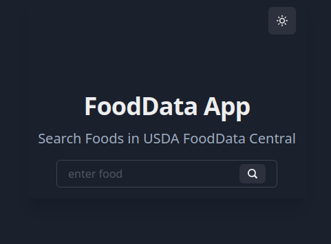 Food Data